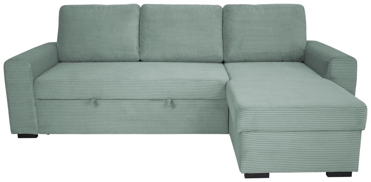 Sarokgarnitúra Tara - zsályazöld, Design, textil (245/158cm) - Best Price