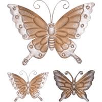 Fali Dekoráció Butterfly - fém (29/24cm)