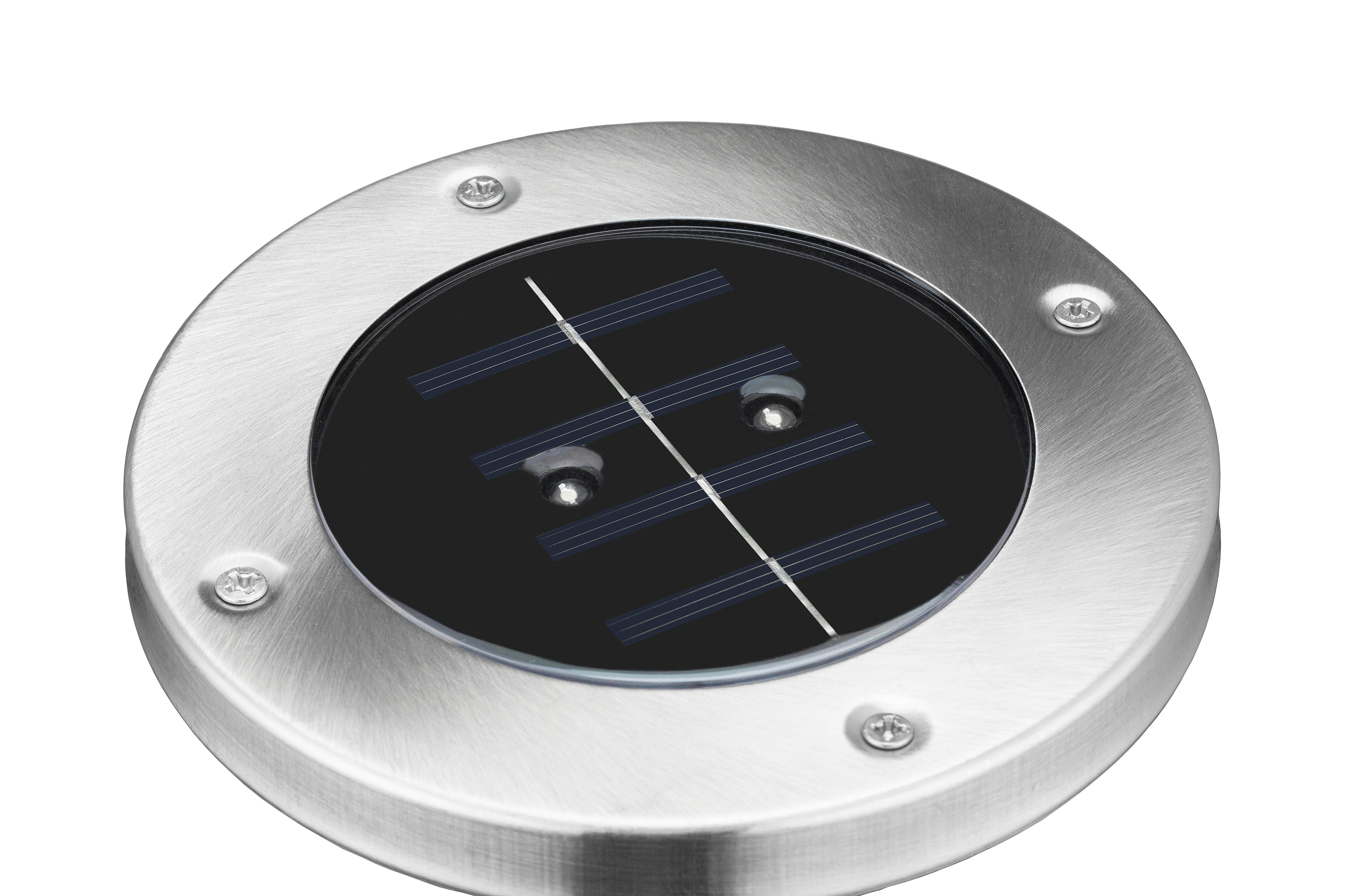 Solarleuchte, mit Schalter Delilah - Schwarz, Basics, Kunststoff/Metall (12/12,5cm) - Homezone