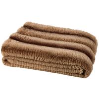 KUSCHELDECKE WINNIPEG - Braun, MODERN, Textil (140/190cm) - Luca Bessoni