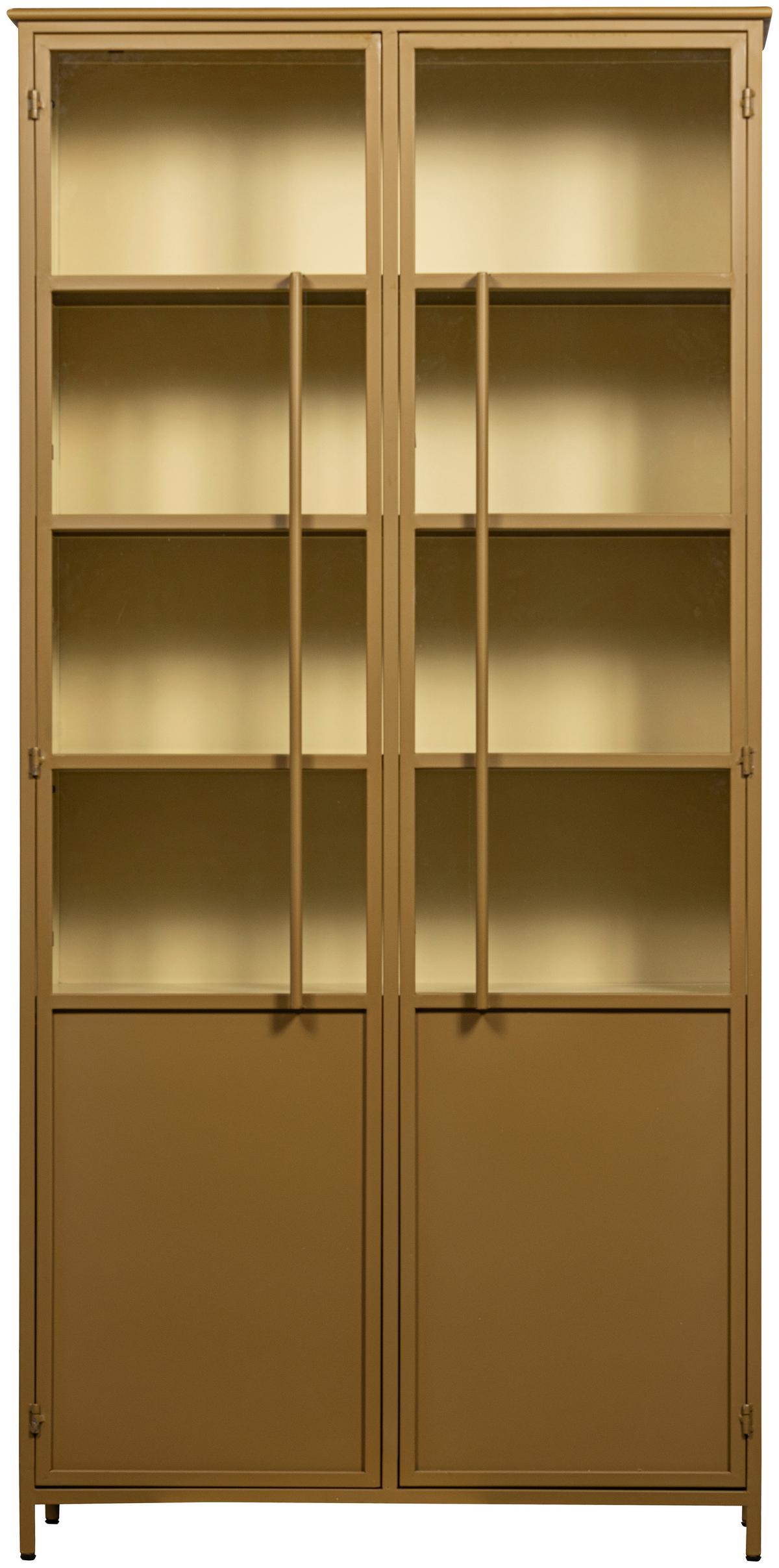 Vitrine Exhibit Honig B: 96 Cm - Honig, Design, Glas/Metall (96/200/40cm) - Livetastic