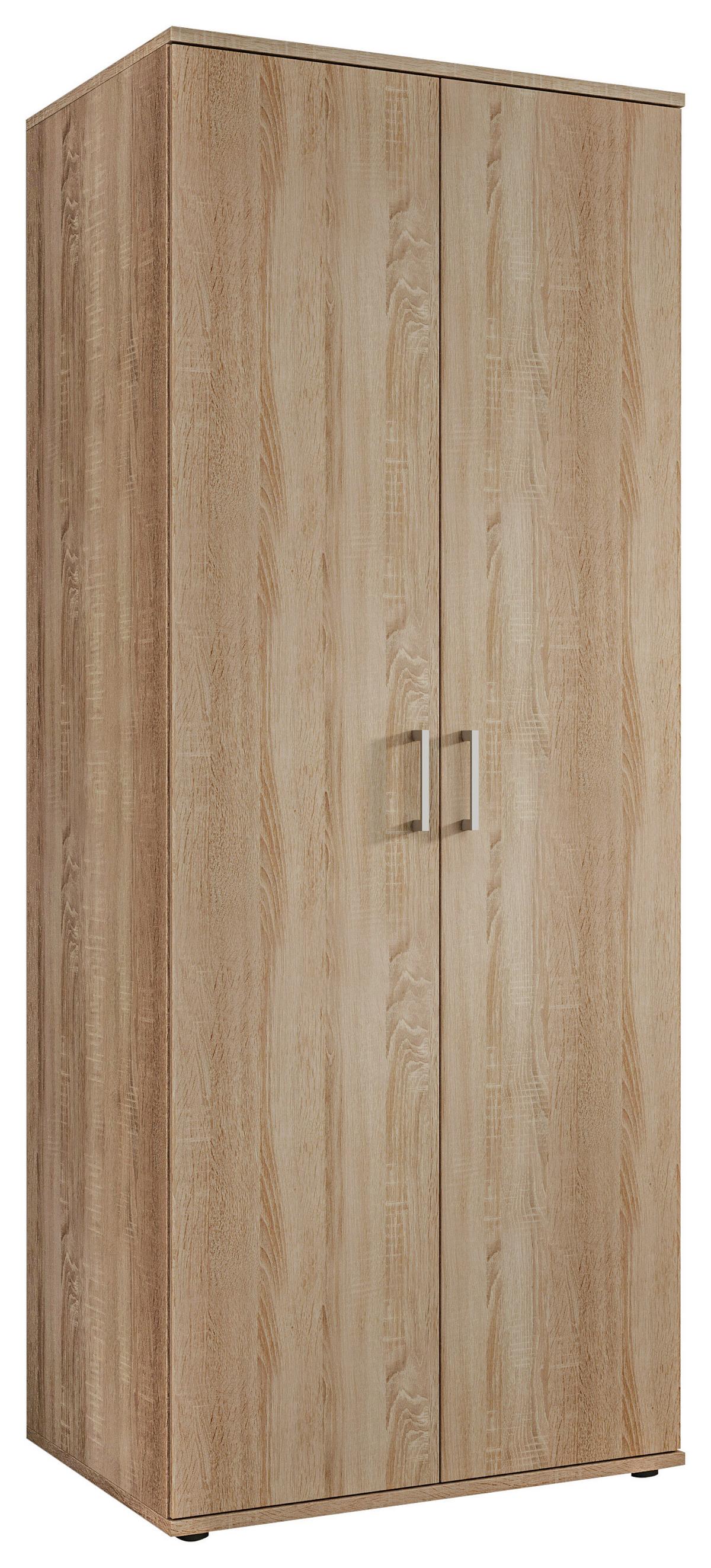 Drehtürenschrank 80cm Olli II Sonoma Eiche Dekor - Sonoma Eiche, KONVENTIONELL, Holzwerkstoff (80/196/54cm)