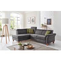 Ecksofa Arngast anthrazit, 194x245 cm - Eichefarben/Beige, KONVENTIONELL, Textil (194/245cm) - Sit & More