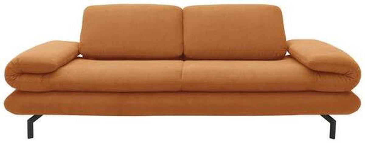 2-sitzer-sofa Looks Xiii Honig - Schwarz/Honig, Design, Textil (204 (264)/83 (110)/98cm) - LOOKS by W.Joop