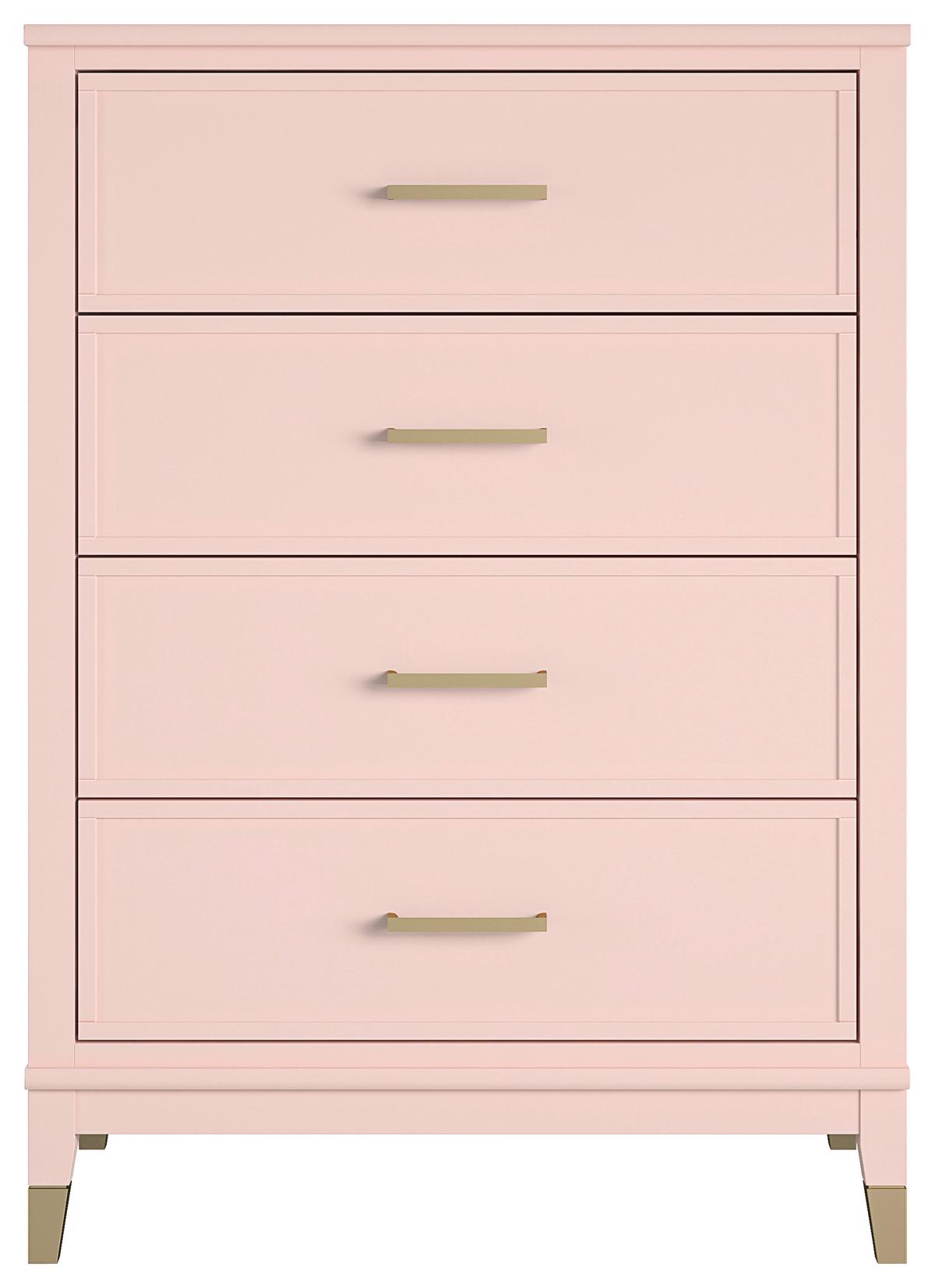 Kommode Westerleigh Rosa 76 Cm - Rosa, Design, Holz/Holzwerkstoff (76/106/50cm) - MID.YOU
