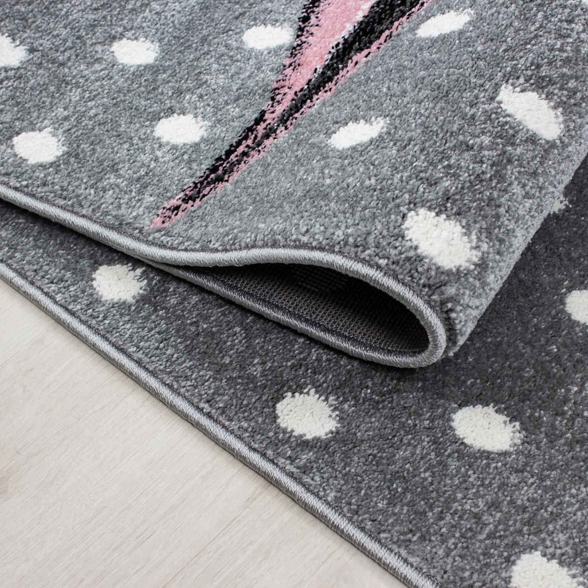 Kinderteppich Kids - Pink/Weiß, Trend, Textil (160/230cm)