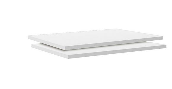 Offener Kleiderschrank 182 cm Unit Weiß - Weiß, MODERN, Holzwerkstoff (182,2/242,2/227,8cm) - Ondega