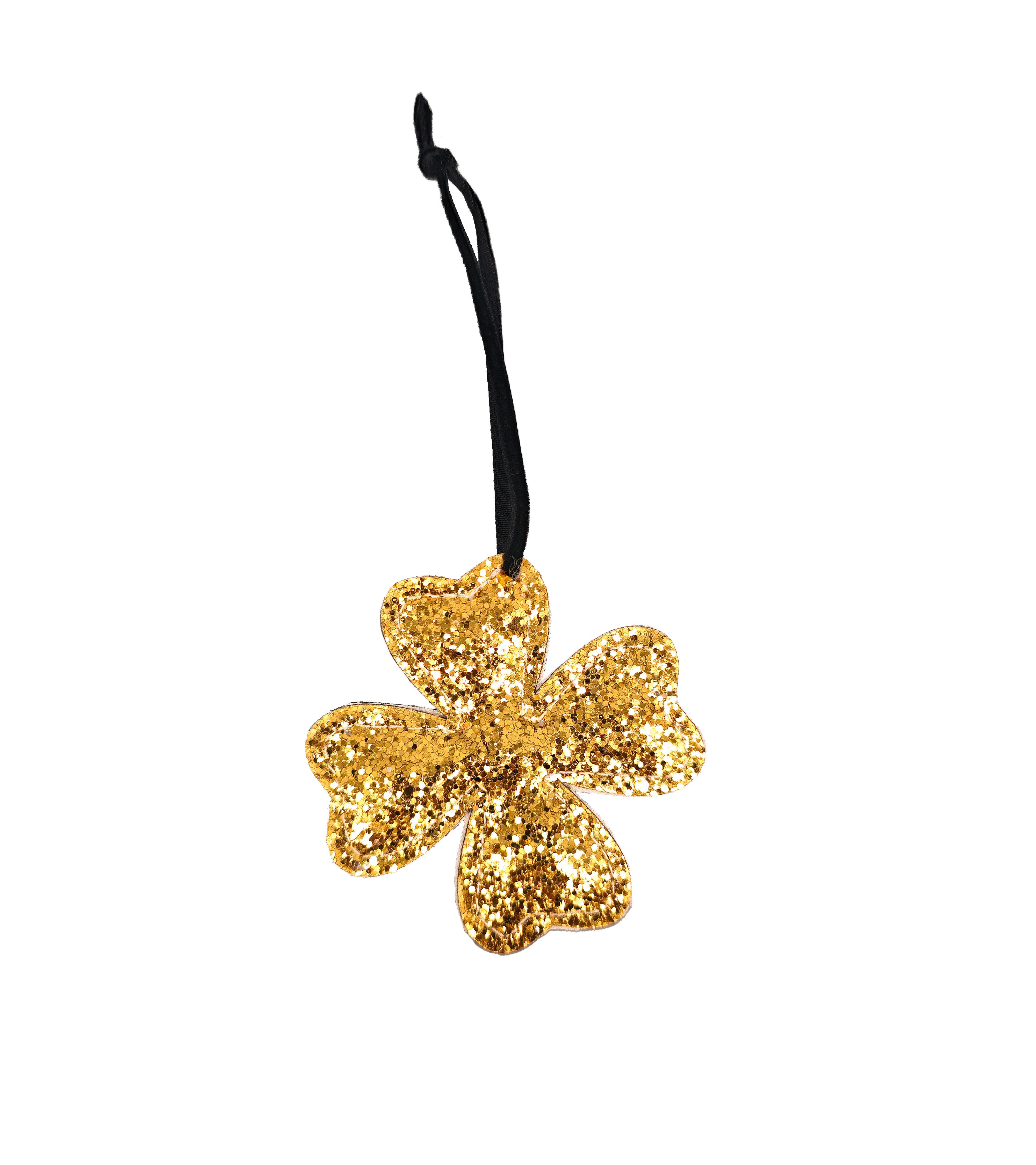 ZÁVĚSNÁ DEKORACE HAPPY - barvy zlata, Konvenční, textil (7,5/7,5cm) - Mömax