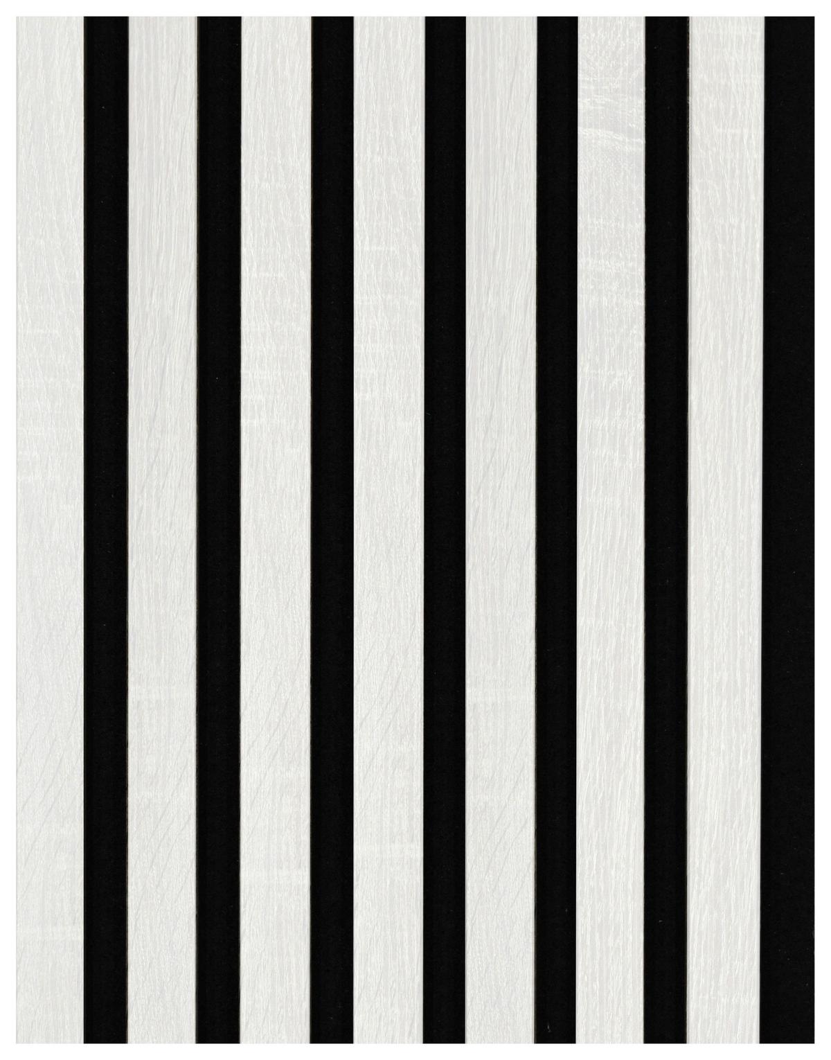 Akusztikus Panel Decowall 260/30cm - fehér, Modern, műanyag/faalapú anyag (30/260/1,7cm)