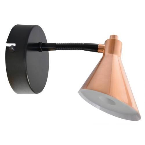 LED-Wandleuchte Copper, 1-Flammig, Kupferfarben - Kupferfarben, Basics, Metall (13,5cm) - Näve