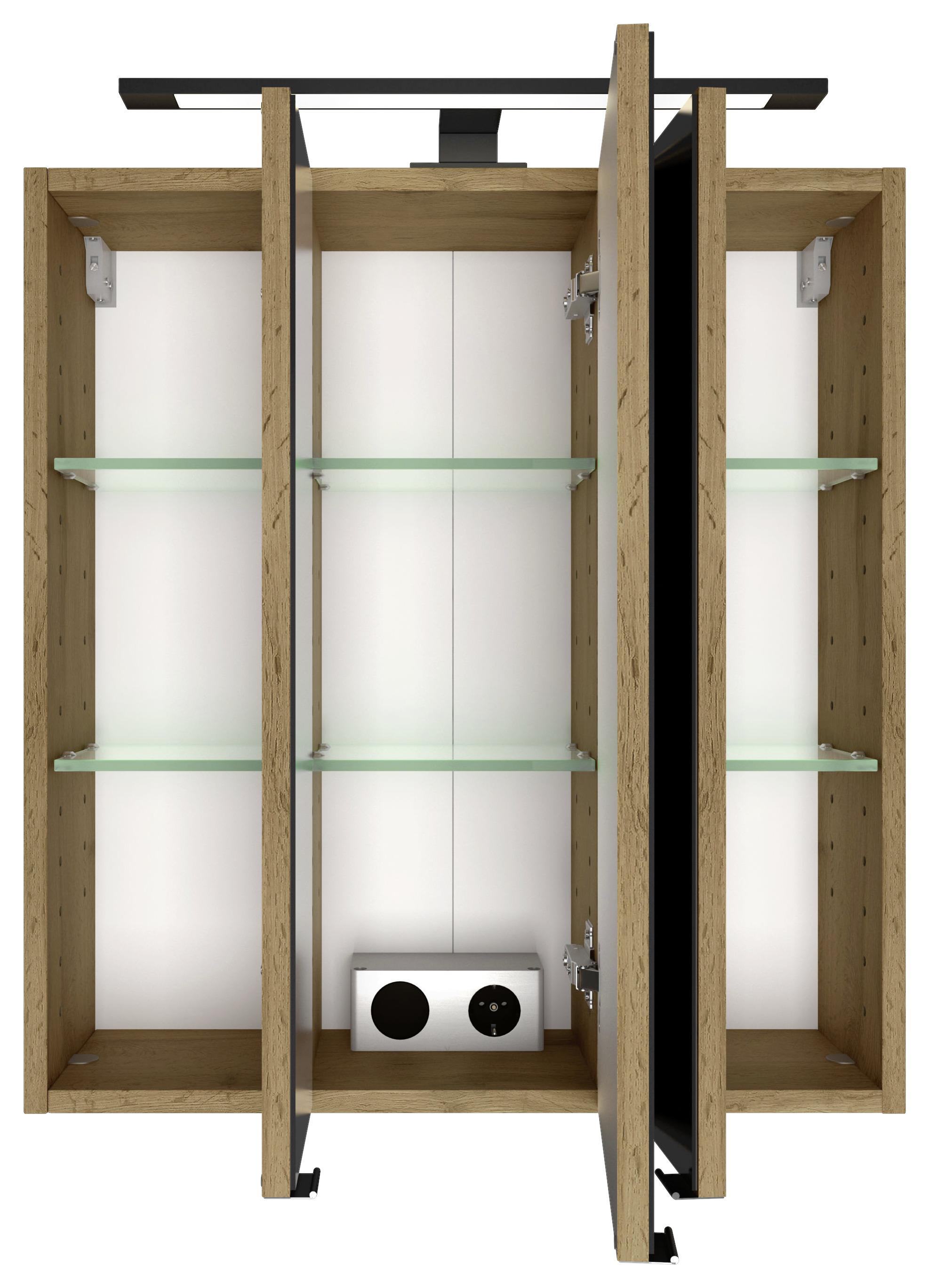 Badmöbel-Set Manchester B: 90 cm Eiche Wotan Dekor