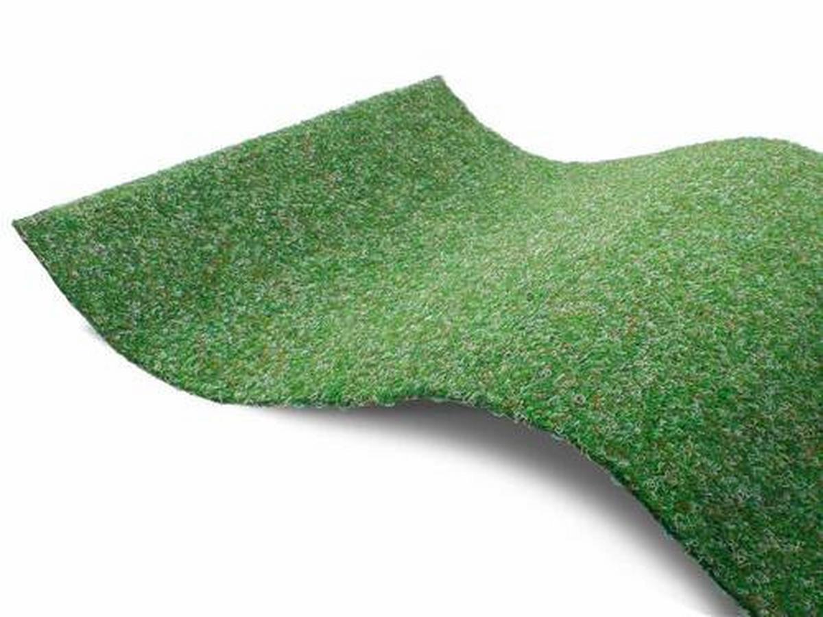 Rasenteppich Georgia Grün - Grün, Basics, Textil (133/1200cm)