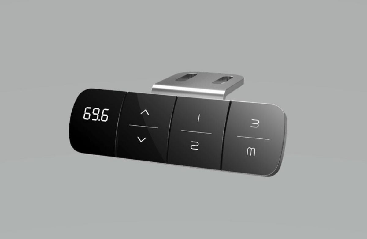 Schreibtisch Office Edition Grau/weiß B: 138m H: 69-119 Cm - Weiß/Grau, MODERN, Holzwerkstoff/Metall (138/69-119/67cm) - MID.YOU