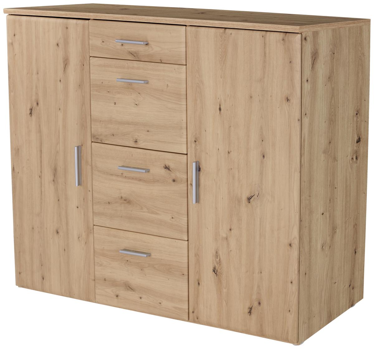 Komód Lissi New 160/116 Cm - Modern, faalapú anyag (160/116/42cm)