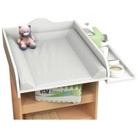 Wickelaufsatz Malira L B: 81 cm Weiß - Weiß, Basics, Holzwerkstoff (81/15/72cm) - MID.YOU