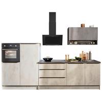 Küchenblock Boston Anthrazit, Weiß B: 321 cm - Anthrazit/Weiß, Basics, Holzwerkstoff (321cm) - MID.YOU