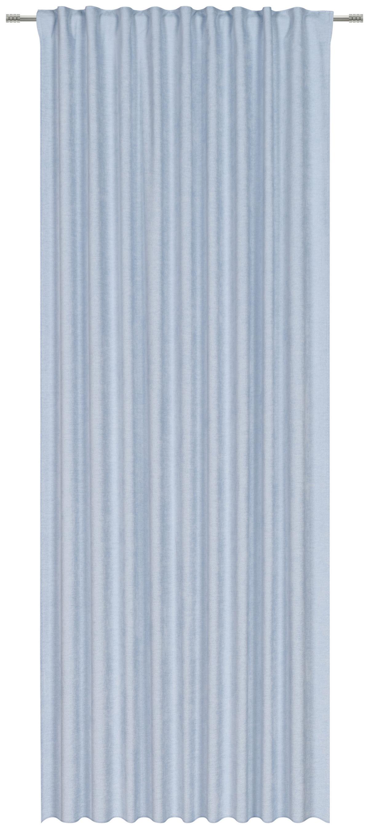 Sötétítőfüggöny Luisa Kb. 140/245cm - világoskék, Romantik / Landhaus, textil (140/245cm) - James Wood