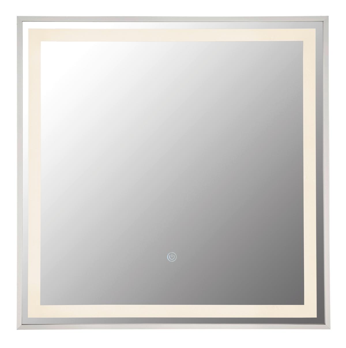 Leuchtspiegel 84037 - Basics, Glas/Kunststoff (50/50/2,8cm) - Globo