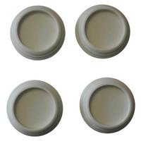 Rezgéscsillapító 4 Részes - fehér, Konventionell, műanyag (6,7cm)