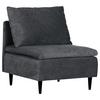 Sofaelement Fynn, Anthrazit B: 77 cm - Anthrazit/Schwarz, KONVENTIONELL, Textil (77/72/83cm) - MID.YOU