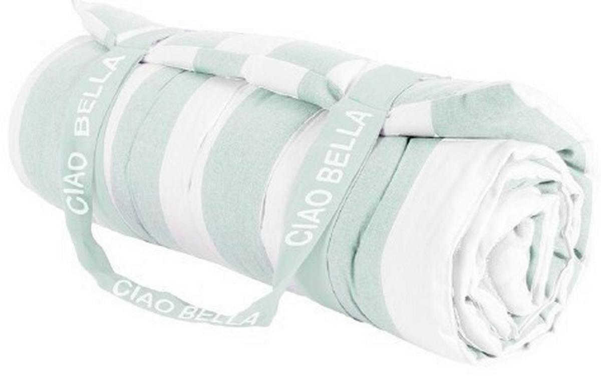 PLÁŽOVÁ PODLOŽKA MANDY - mátově zelená, textil (60/180cm) - Mömax