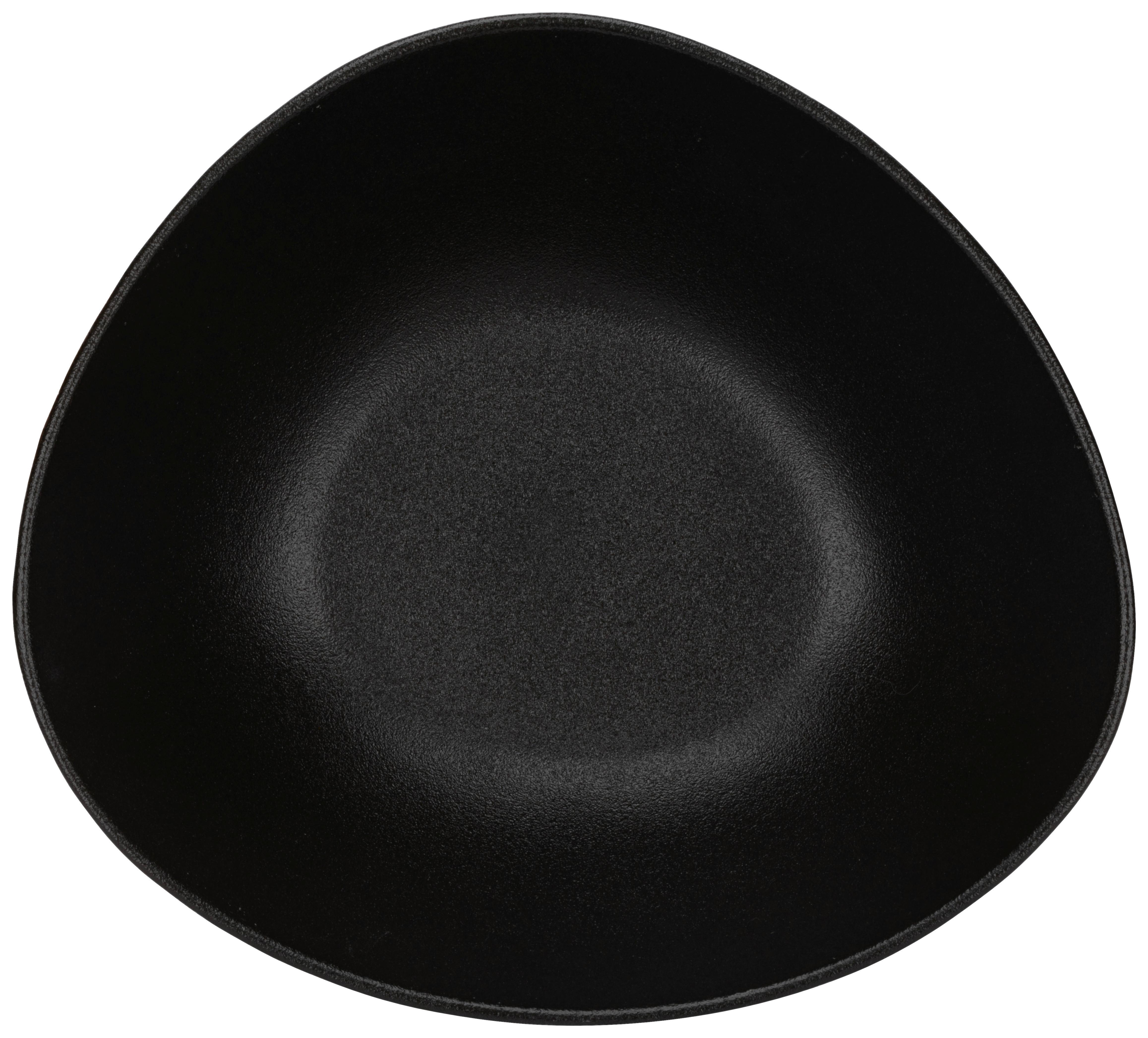 Salátová Mísa Haruki - černá, Moderní, keramika (25,4/23,5/9,5cm) - Premium Living