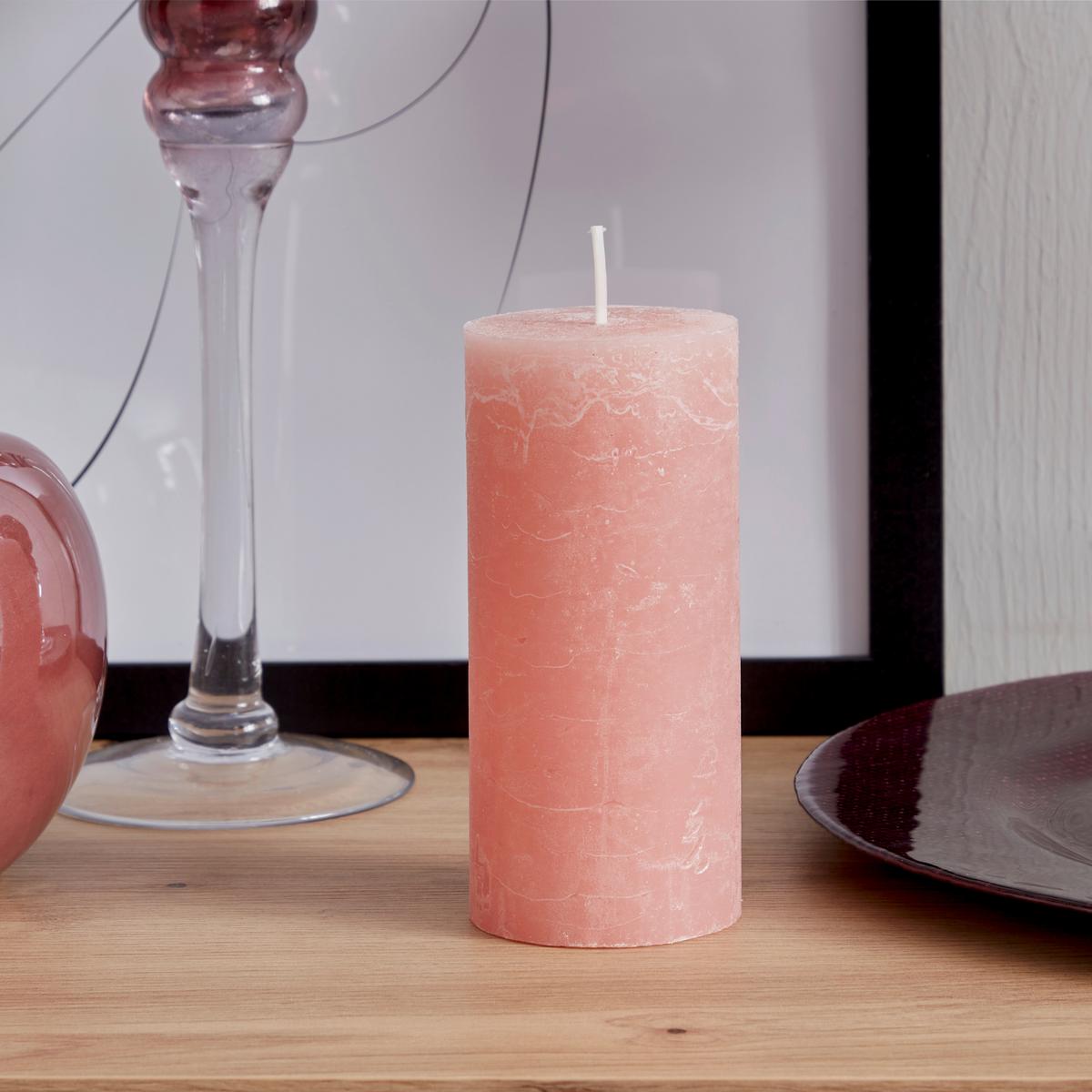 Stumpenkerze Saphira Altrosa D/H: 6,8/15 cm - Altrosa, Basics (6,8/15cm) - Ondega