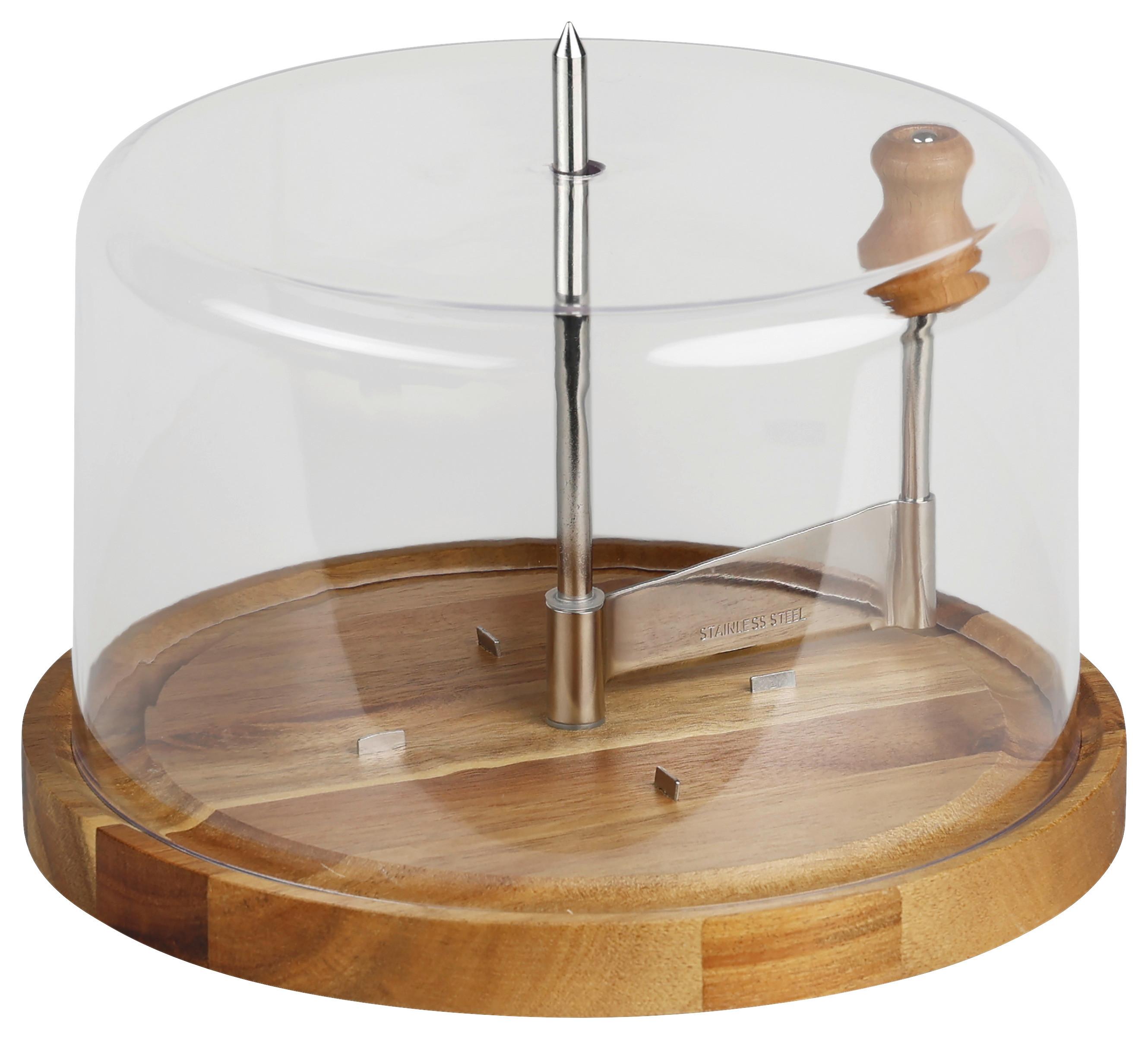 Käsehobel Akaziefarben B: 22 Cm - Akaziefarben, Basics, Holz/Kunststoff (22/22/13.7cm) - Kesper