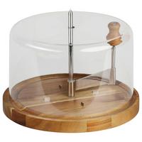 Käsehobel Akaziefarben B: 22 cm - Akaziefarben, Basics, Holz/Kunststoff (22/22/13.7cm) - Kesper