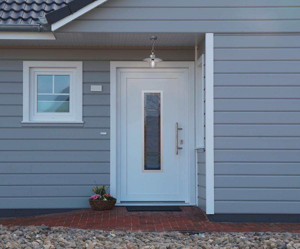 Außenhängeleuchte Klampenborg8 - Silberfarben, KONVENTIONELL, Glas/Metall (27.5/26cm) - Elstead Lighting