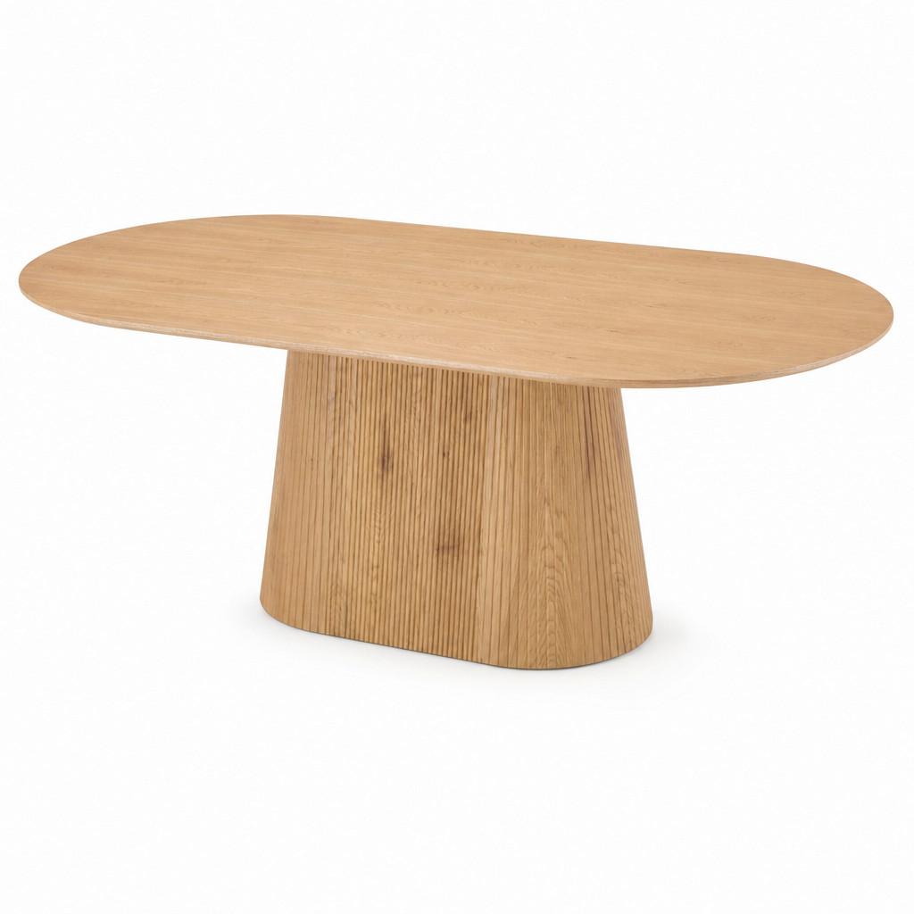 JÍDELNÍ STŮL LENNO - barvy jasanu, Moderní, dřevo/kompozitní dřevo (100/76/200cm) - Bessagi Home