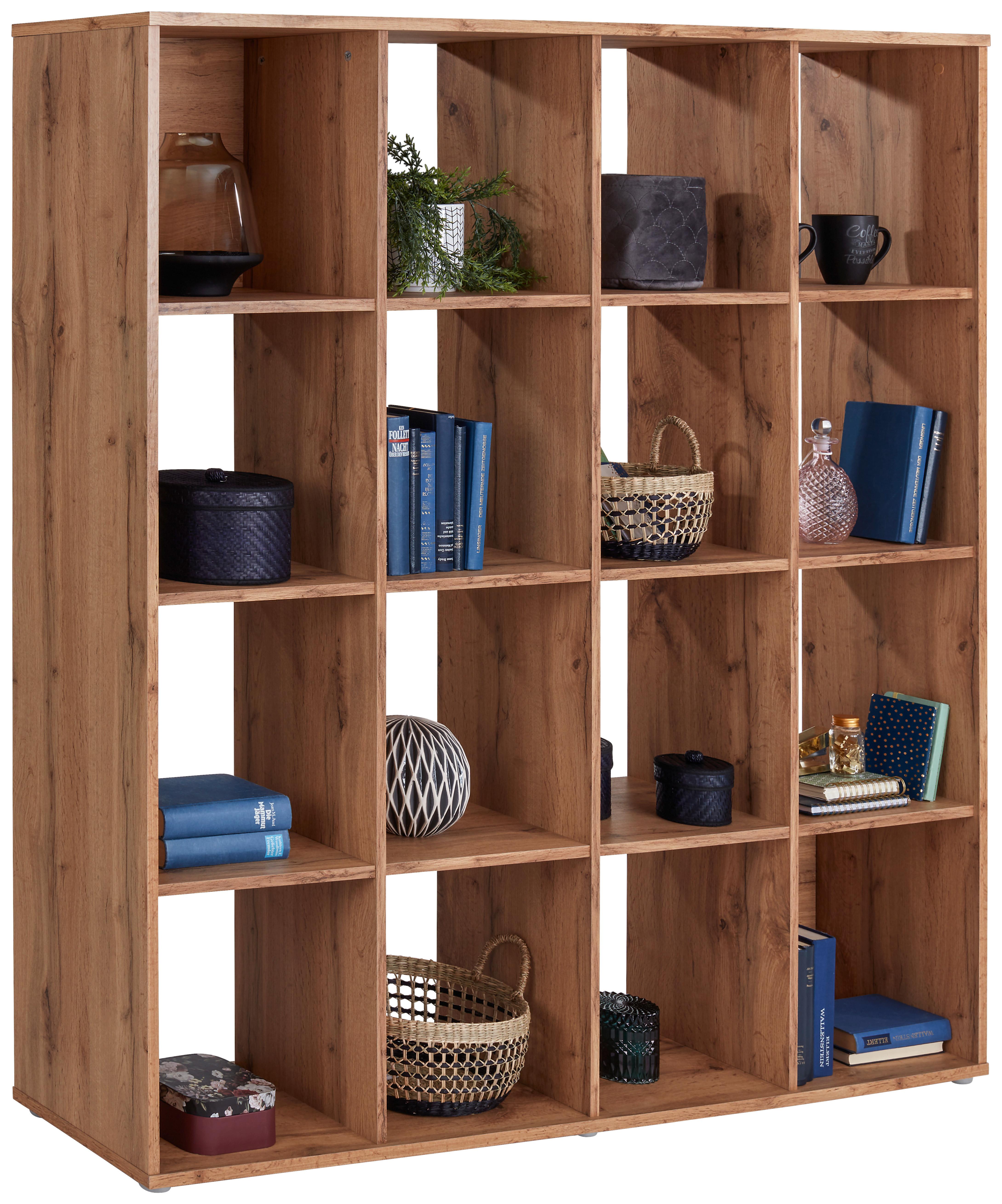 Raumteiler Berni - Eichefarben, MODERN, Holzwerkstoff (158/158/35cm)