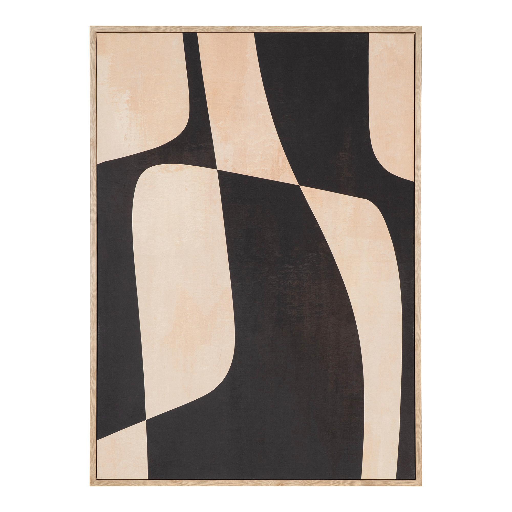 Bild Cape Braun Beige B: 50 cm - Beige/Braun, Basics, Holz/Kunststoff (50/70/2,5cm)