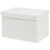 SKLADACÍ BOX CINDY - CA. 23L -EXT- - biela, Modern, kartón/textil (38/26/24cm) - Mömax