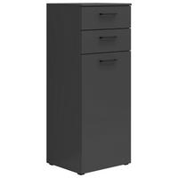 Komód Multistauraum - grafitszürke, Modern, faalapú anyag (45/115/40cm) - Carryhome