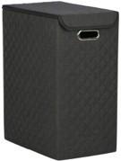 Koš na prádlo OXFORD 1 - černá, Moderní, kov/karton (25/40/50cm) - Mömax