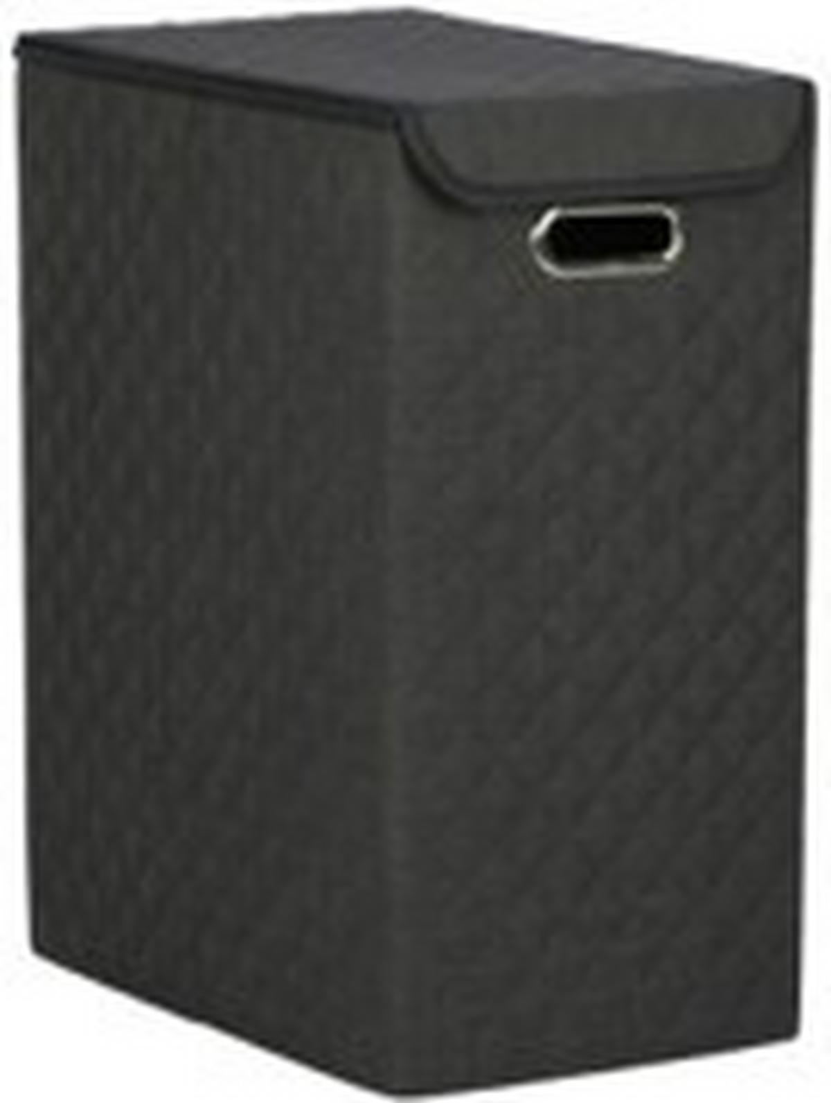 Koš na prádlo OXFORD 1 - černá, Moderní, kov/karton (25/40/50cm) - Mömax