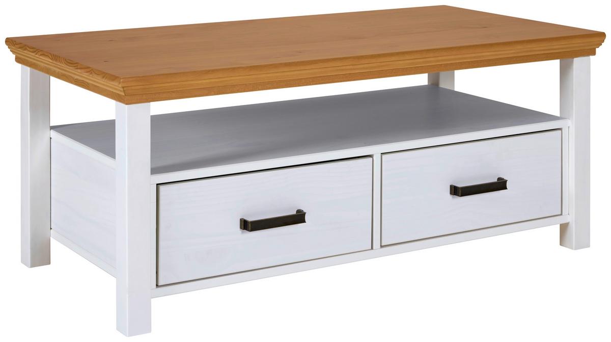 Couchtisch Maluno - Weiß, MODERN, Holz (120/60/49cm) - Livetastic