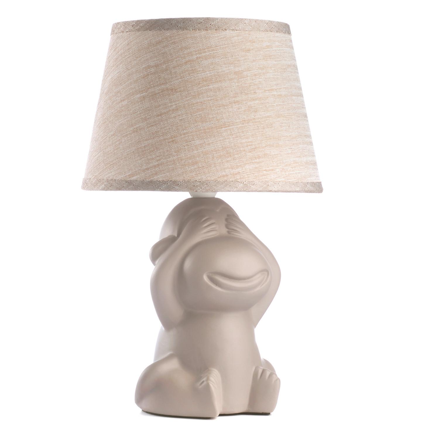 Kindertischleuchte Braun D: 17 cm 6w