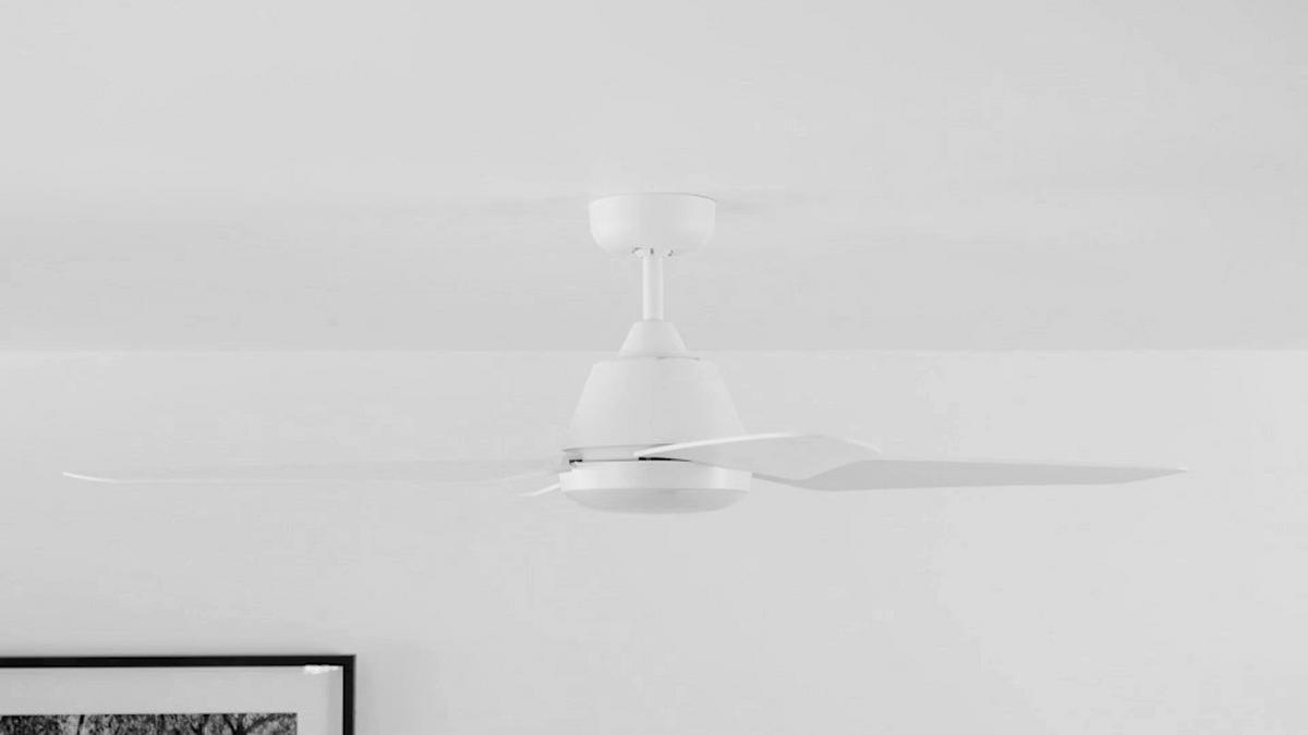Deckenventilator Lucci Air Aria Weiß 4-Flügel,led-Leuchte - Weiß, Design, Kunststoff (122/33cm) - P & B