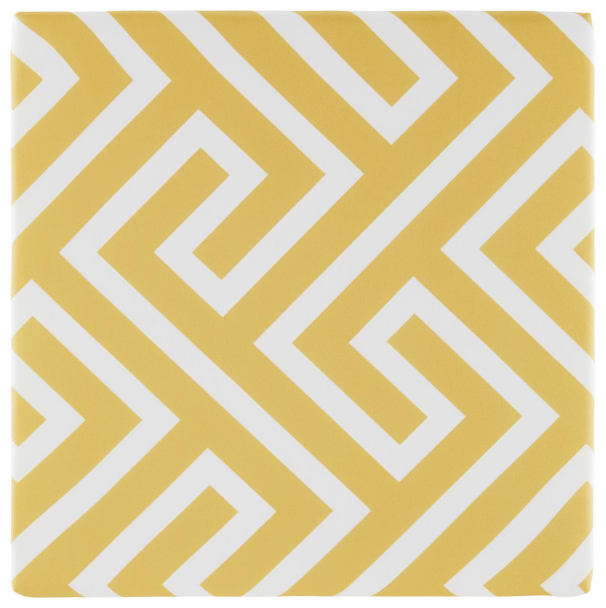 Gartensitzkissen Ibiza - Honig, MODERN, Textil (40/40/4cm) - Luca Bessoni