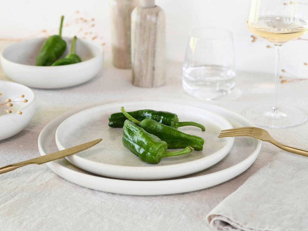 TAFELSERVICE Uno Athena 12-teilig - Hellgrau/Grauweiß, Design, Keramik - Creatable