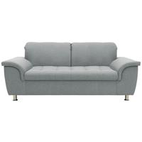 2-Sitzer-Sofa Franzi Armlehnen Mintgrün Webstoff - Chromfarben/Mintgrün, KONVENTIONELL, Textil (190/81/97cm) - MID.YOU