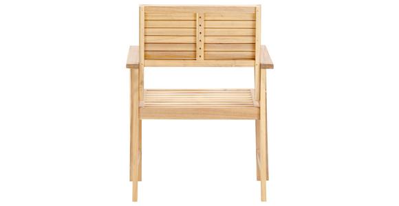 Loungegarnitur Bergen - Dunkelgrau/Akaziefarben, MODERN, Holz/Textil (73cm) - Beldano