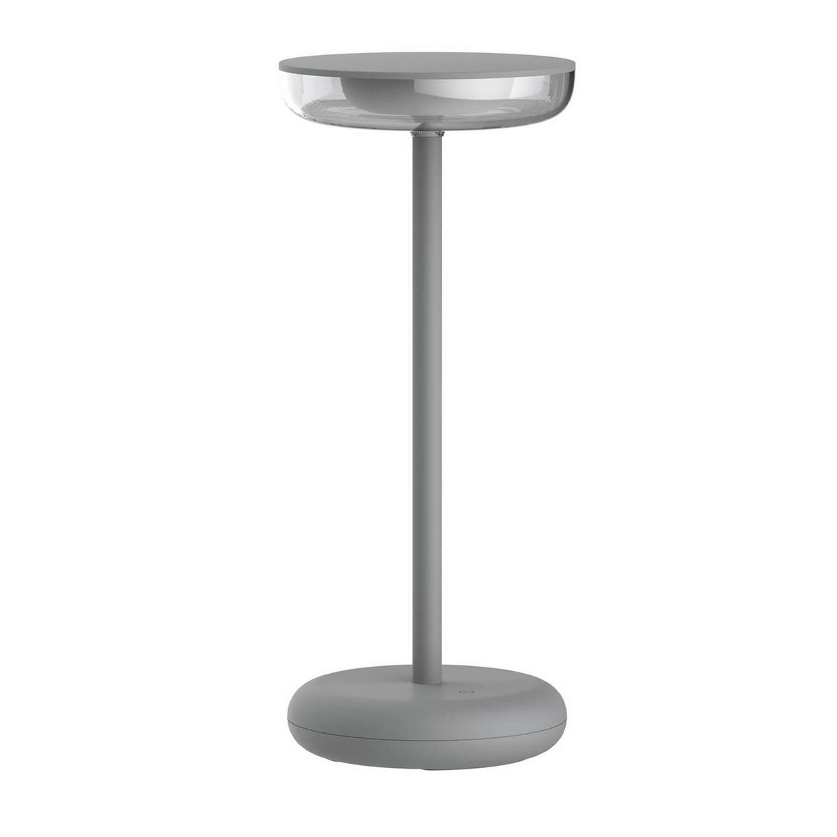 Akku-Tischleuchte 3198716 - Grau, Design, Kunststoff/Metall (10,5/11/26cm) - Näve