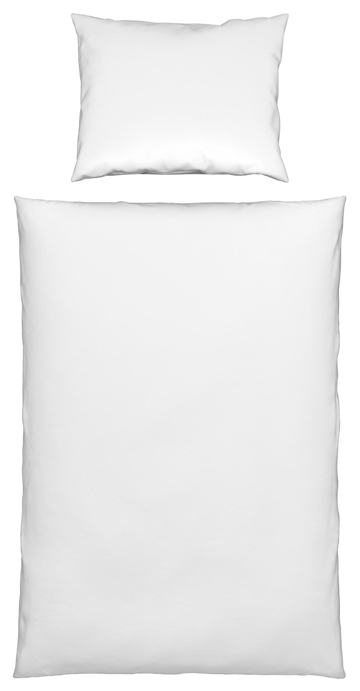 POVLEČENÍ Iris, 140/200cm, bílá - bílá, Moderní, textil (140/200cm) - Modern Living