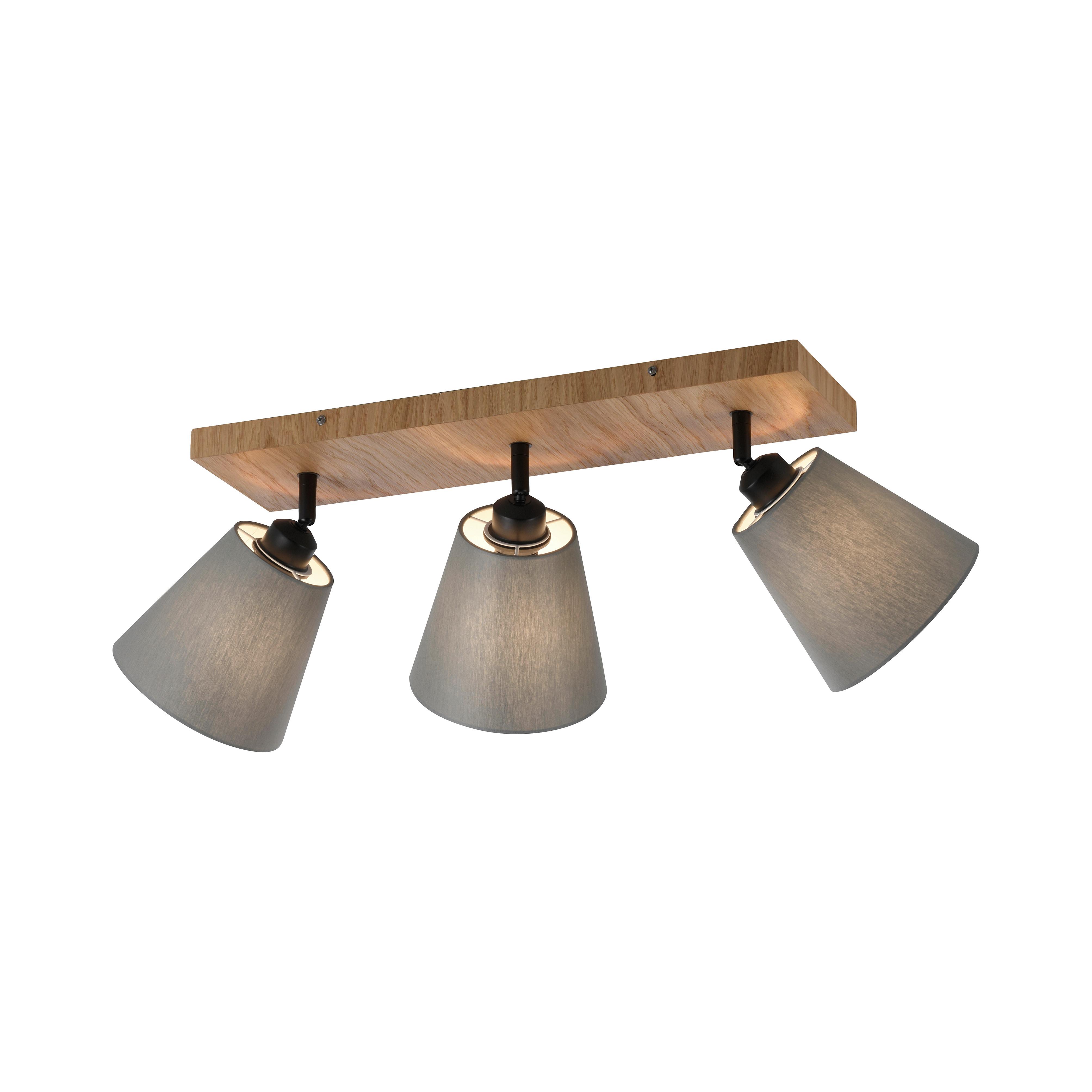 Deckenleuchte 11582-79 Green Gerda - Natur, Holzwerkstoff/Metall (77/28/26cm)