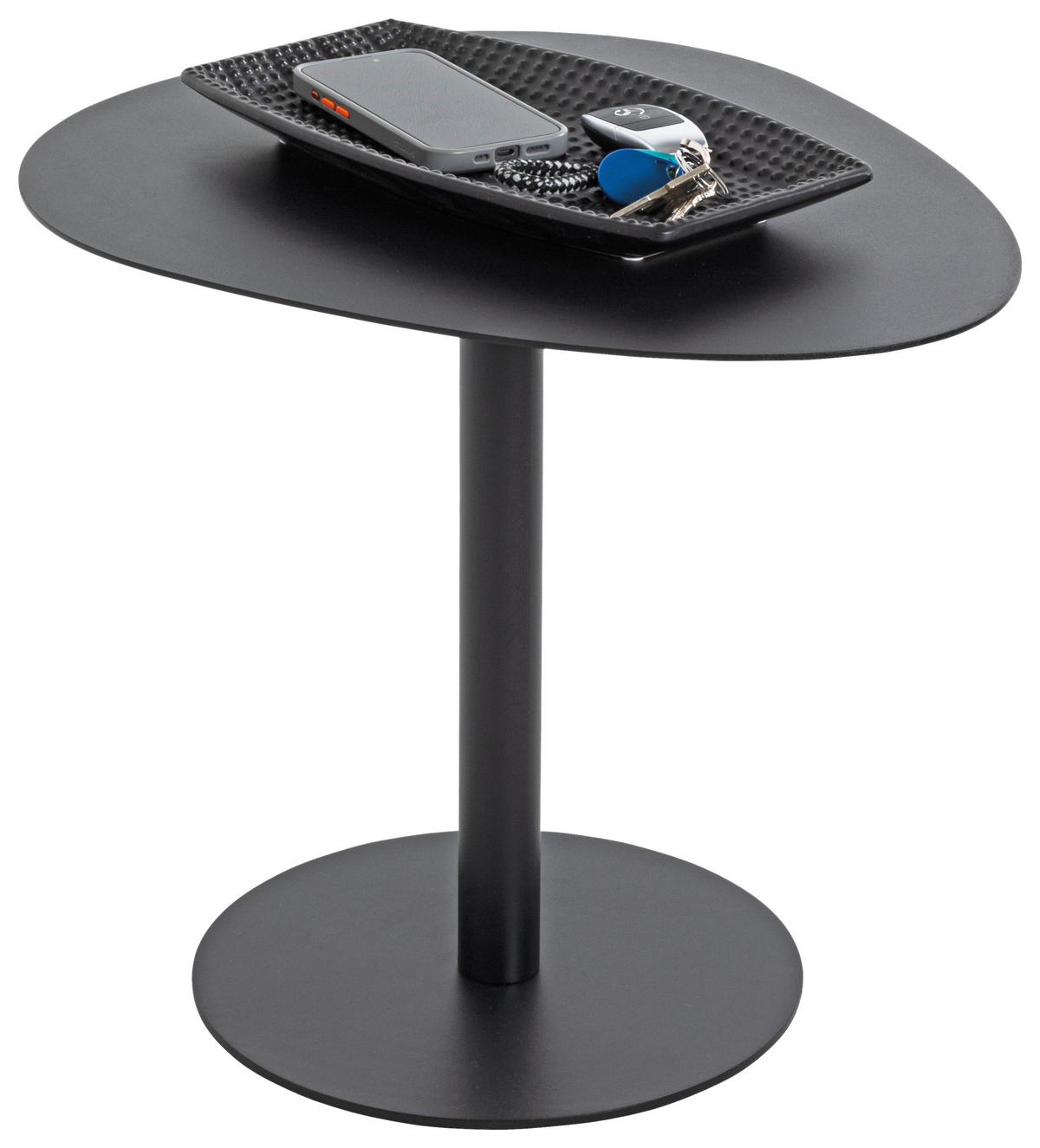 Odkládací stolek Enno 5, černá - černá, Trend, kov (51/42/41cm)