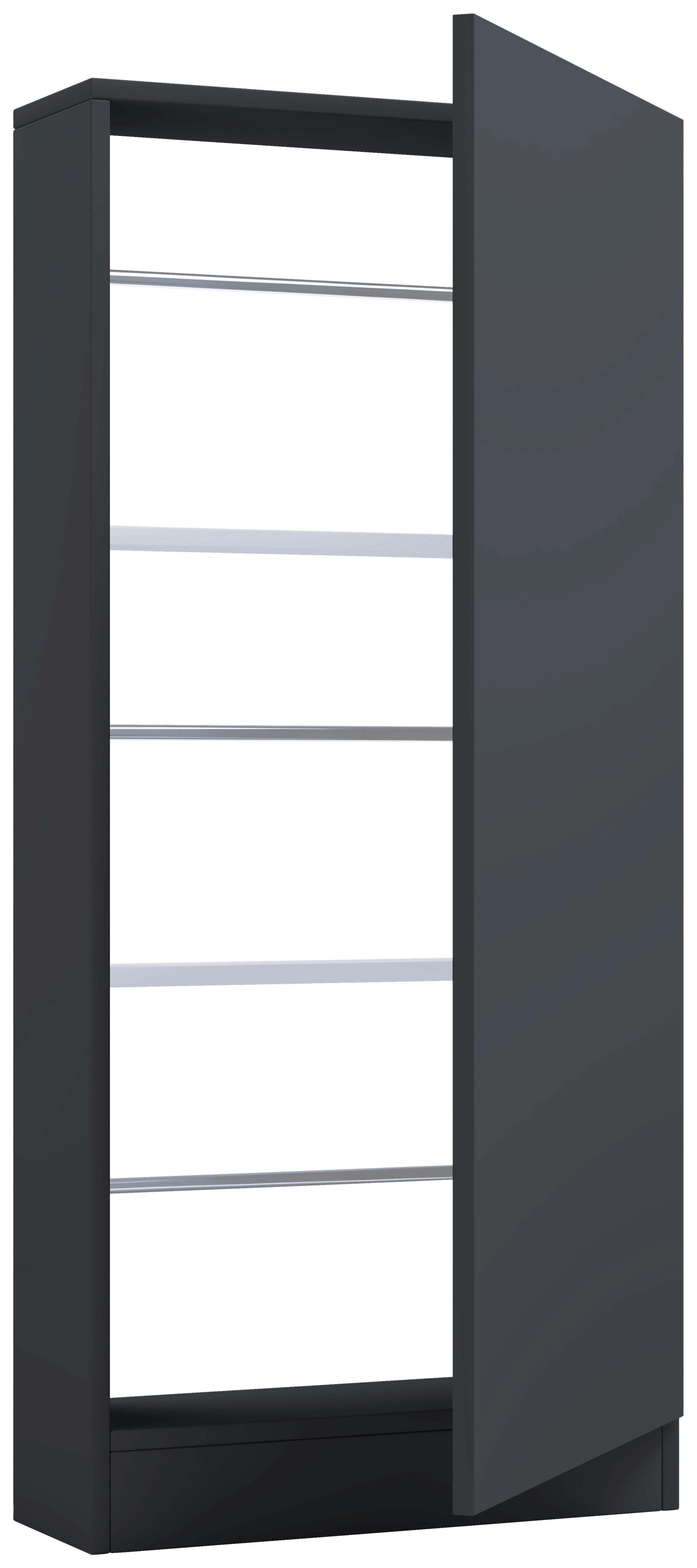 Schuhschrank Fulisa Anthrazit, 50 cm - Anthrazit, Design, Holzwerkstoff (50/112/17cm) - MID.YOU