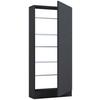Schuhschrank Fulisa Anthrazit, 50 cm - Anthrazit, Design, Holzwerkstoff (50/112/17cm) - MID.YOU